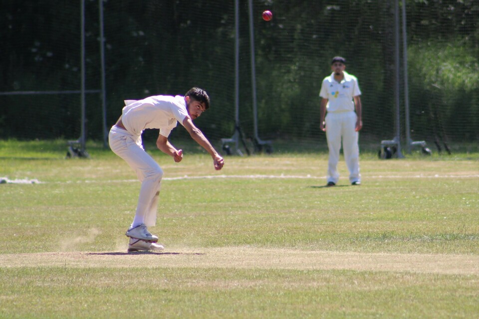 Students playing Cricket Students playing Cricket