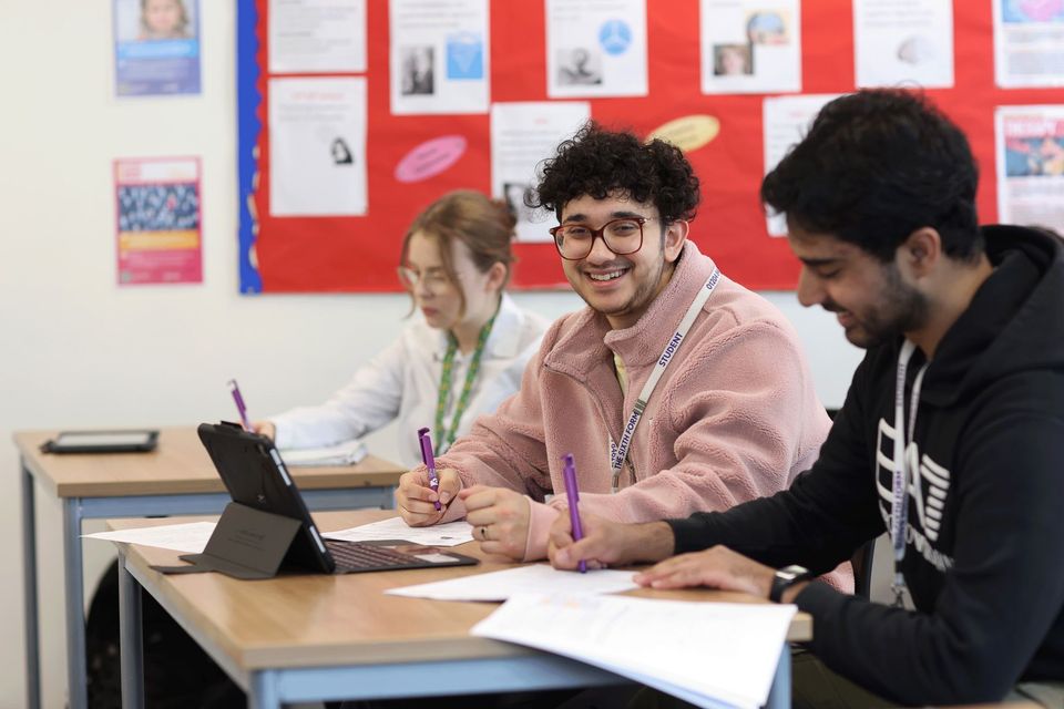 students in classroom