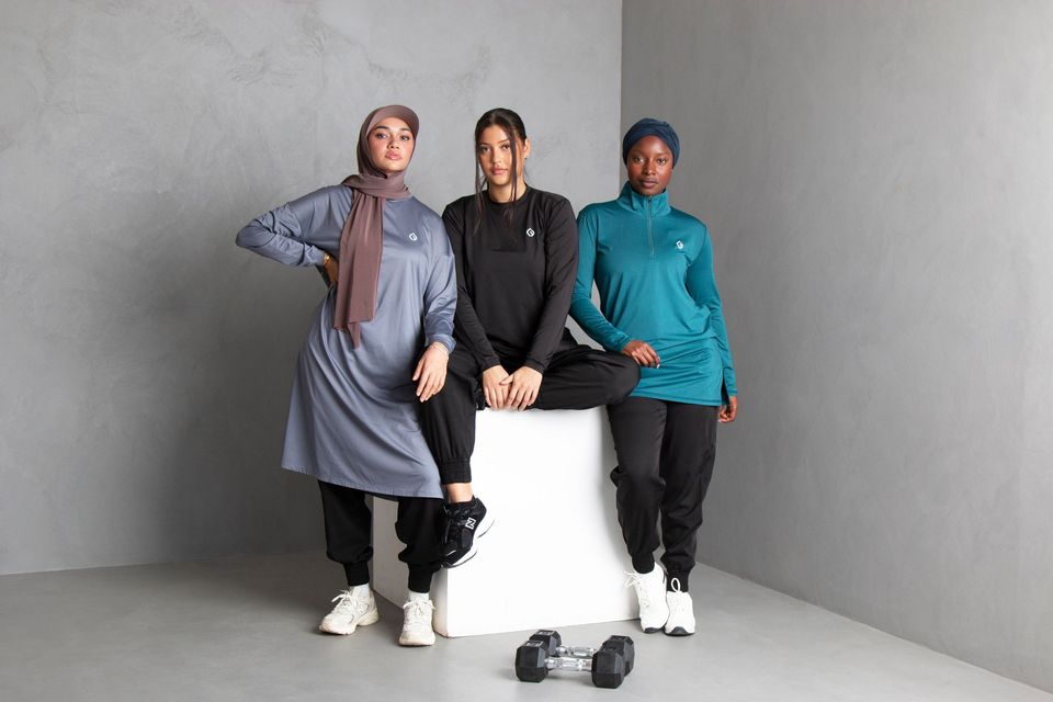 Image of models wearing Imaan Active products