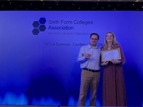 The Sixth Form Bolton’s Student Professional Growth Programme Runners-up in SFCA Awards