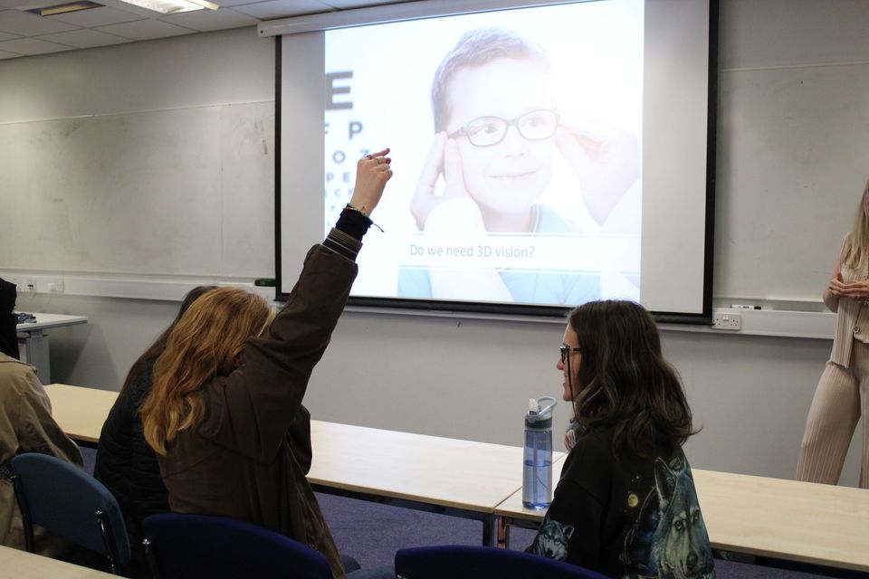 Image of students in group session