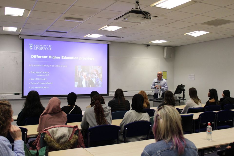 Image of students in group session