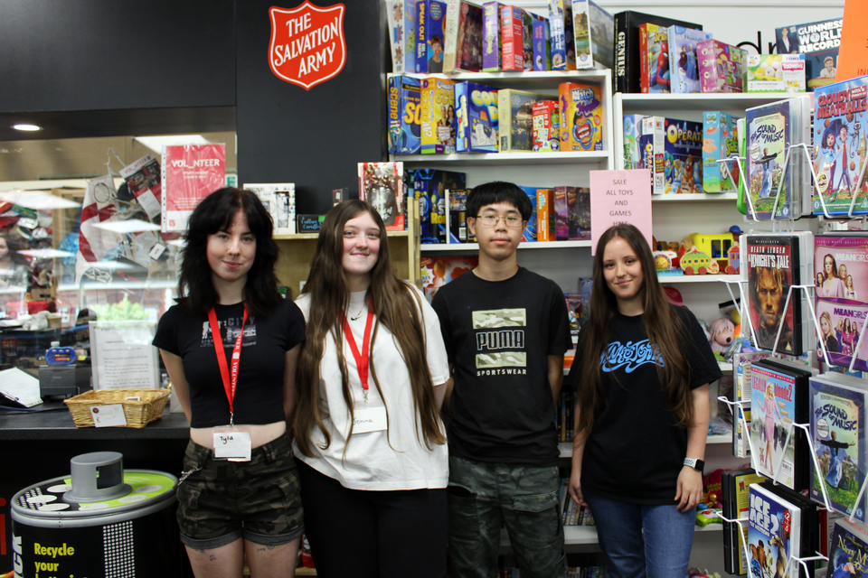 Salvation Army work experience students